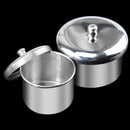 Women Manicure Crystal Liquid Powder Container Cup Stainless Steel Can Tool fsa