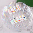 Glass Magic Color Shell Palette Nail Work Display Tool Nail Mixing Acces LOD