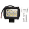 4pcs 4" 18W LED Light Work Bar Spot Lamp Driving For Offroad SUV Car Boat Truck