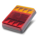2pcs Waterproof 8 LED Trailer Light Rear Tail Lamp 12V DC Car Truck Boat BAA