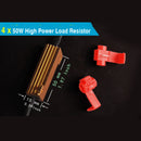 4pcs Load Resistor 6RJ LED Decoder Fix Error Code Hyper Flash Turn Sign YLQ