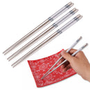 1 Pair Reusable Chopsticks Metal Exquisite Korean Chinese Stainless Stee RUH