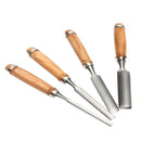 4 Piece Wood Carving Hand Chisel Tool Set Professional Woodworking Goug