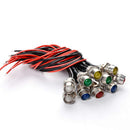 10x 12V LED Dash Panel Indicator Warning Light Car Boat Marine Truck a ZTY