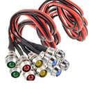 10x 12V LED Dash Panel Indicator Warning Light Car Boat Marine Truck a ZTY