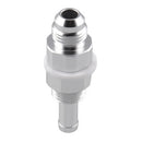 6AN Male Flare Bulkhead To 5/16" Hose Barb Fuel Tank Fitting Auto Car Modified A