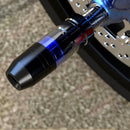 1 Pair 8mm Aluminum Alloy CNC Motorcycle Drop Resistance Glue Anti Falling IJG
