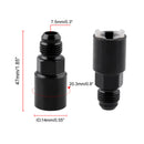 Quick Connect Fitting Line Adapter Connector for Fuel Rail 6AN to 5/16'' Tube HS