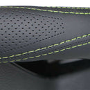 Universal Car Steering Wheel Cover Auto Protection Needle 38cm Real Leat CEW