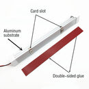 72 LED 12V Car Interior White Strip Lights Bar Lamp Van Caravan ON OFF Switch JR