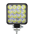 Square 48W LED Work Light 12V 24V Off Road Flood Spot Lamp For Car Truck SUV 4WD