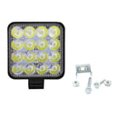 Square 48W LED Work Light 12V 24V Off Road Flood Spot Lamp For Car Truck SUV 4WD
