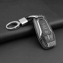 Carbon Fiber Smart Key Cover Case Holder Accessories For Ford Fusion 201 AKO
