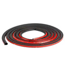 4M Sloping D-Shaped Car Door Seal Strip Rubber Trunk Hood Edge Insulatio BJO
