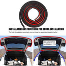 4M Sloping D-Shaped Car Door Seal Strip Rubber Trunk Hood Edge Insulatio BJO