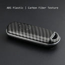 For Mazda 2013-2019 Carbon Fiber Hard Flip Key Fob Chain Shell Cover Acc FZU