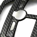 ABS Carbon Fiber Style Rear Air  Vent Cover Trim For 17+ Peugeo STD