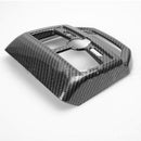 ABS Carbon Fiber Style Rear Air  Vent Cover Trim For 17+ Peugeo STD