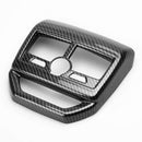 ABS Carbon Fiber Style Rear Air  Vent Cover Trim For 17+ Peugeo STD