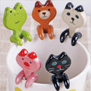 HOT Cartoon Animal Ceramic Spoon Teaspoon Spoon Stirring Mixing Coffee OXM OLO