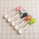 HOT Cartoon Animal Ceramic Spoon Teaspoon Spoon Stirring Mixing Coffee OXM OLO