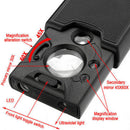 30x 45x 60x LED UV Lighted Magnifier Jewelers Watch Loupe Loop Magnifying WUZ