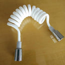Household Replaced Hardware ABS Spring Flexible elastic Shower Hoses W TJQ