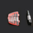 6x Screw Remover Extractor Drill Bits Set Damaged Broken Bolts Stripped Th YDT