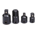 4PCS 1/4" to 3/8" 1/2" Drive Socket Adapter Converter Reducer Air Impact Set