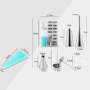 36X Cake Decorating Tips Supplies Kit Frosting Tools Set For Cupcakes C LJH