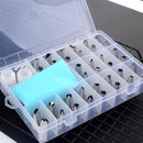 27Pcs Icing Piping Nozzles Pastry Tips Cake Decorating Tools
