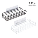 Shampoo Holder Bathroom Shelf Storage Rack Shower Gel Wall Mounted Org ZYS