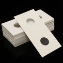 100PC 40mm Assorted Mylar Cardboard Coin Holders Lighthouse Cover Case Storage