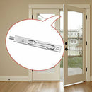 Door Bolt Hidden Double Door Square Latch Home Stainless Steel Security Lock dfs