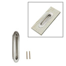2pcs Flush Recessed Finger Pull Sliding Door Handle Kitchen Cabinet Drawer NOW