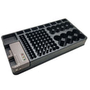 98 Grids Battery Storage Organizer Holder with Tester-Battery Rack Case Box