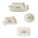 4X Happy Birthday Letter Fondant Cake Silicone Mold Chocolate Candy Pastry NAL