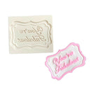 4X Happy Birthday Letter Fondant Cake Silicone Mold Chocolate Candy Pastry NAL