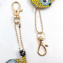 4pcs DIY Full Drill Diamond Painting Key Chain Keychain Key Ring Handmade OKS