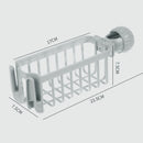 2* Kitchen Sink Faucet Sponge Soap Cloth Drain Rack Storage Organizer  BGE