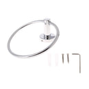 Wall Mounted Towel Ring Stainless Steel Chrome Bathroom Round Towel Rack  YZA