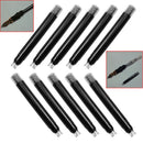 10pcs Writing Disposable Ink Cartridges Cartridges Refill Black for Fountain Pen