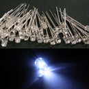 100 * 3mm 2 Pins Mixed Five Colors Super Bright LED Light Round Lamp Bulbs Hot