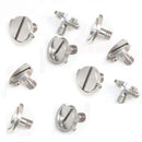 10x Steel 1/4'' D-Ring Screws for Camera Tripod Monopod Quick Release Plate CMC