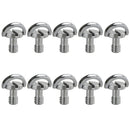 10x Steel 1/4'' D-Ring Screws for Camera Tripod Monopod Quick Release Plate CMC