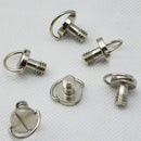 10x Steel 1/4'' D-Ring Screws for Camera Tripod Monopod Quick Release Plate CMC