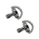 10x Steel 1/4'' D-Ring Screws for Camera Tripod Monopod Quick Release Plate CMC