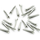 50PCS Wholesale Single Prong Metal Alligator Clips Hair Korker Bow 2018 Lot JOT