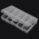 500pcs 10 Sizes Assorted Sharpened Fishing Hooks Lures Baits With Tack BGG