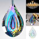 Colorful Chandelier Glass Rhinestone Prisms Parts Hanging Drops Pendant MHV